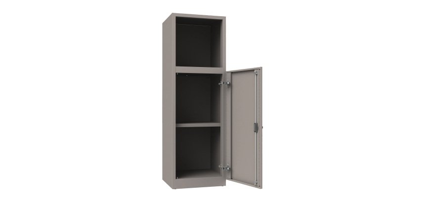 Armadio Casellario Monoblocco Senso anta singola con parte superiore a giorno l x p x h 45 x 45 x 140 cm