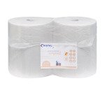 Bobine essuyage industriel sans mandrin Compact blanche - Longueur 175 m