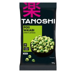 Pois au wasabi pour apéritif Tanoshi - sachet de 100 g