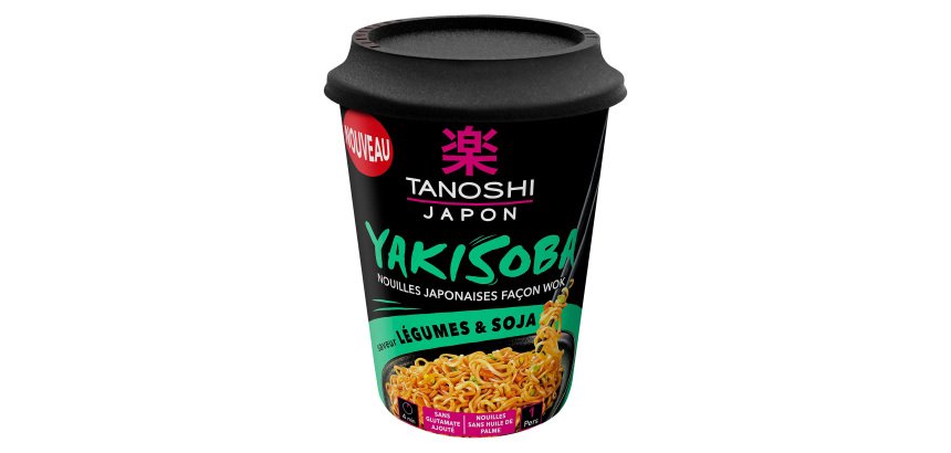 Japanese-style wok noodles with vegetable and soy flavor Tanoshi Yakisoba