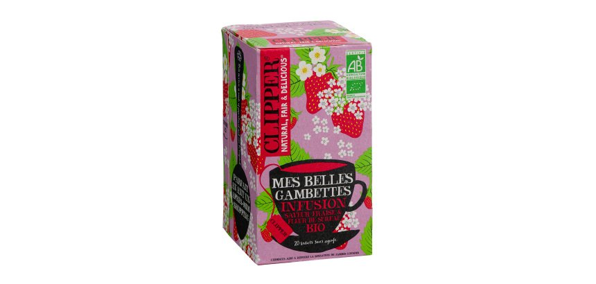 Infusion Mes belles gambettes bio Clipper - Boîte de 20 sachets