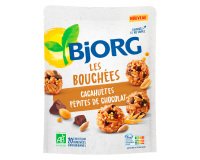Les Bouchées aux cacahuètes et pépites de chocolat Bio Bjorg - Sachet de 120 g
