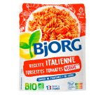 Italian Recipe Veggie Organic Torsettes with Tomatoes Bjorg - 220 g Packet