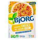 Creole Recipe Organic Veggie Cooked Rice Bjorg - 250 g Sachet