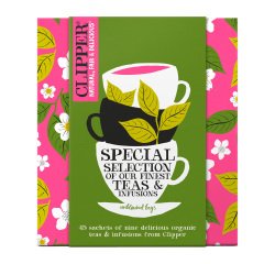 Assortiment de thés et infusions bio Clipper - Coffret de 45 sachets