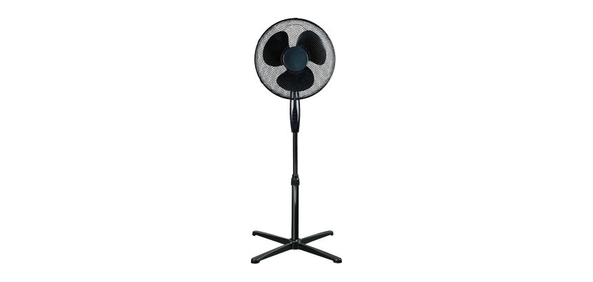 Standing fan Ø 40 cm, 45 W Lifetime Air, black