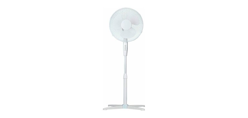 Standing fan Ø 40 cm, 45 W - Lifetime Air, white