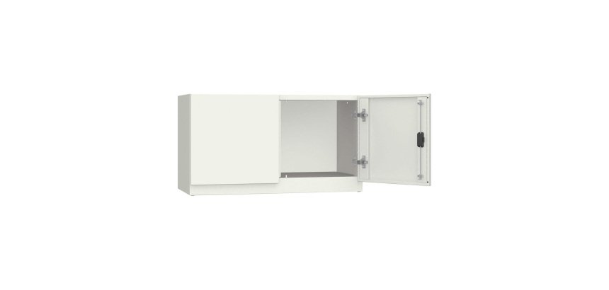 Armadio Ufficio Monoblocco Senso 2 ante battenti vano vuoto l x p x h 90 x 45 x 50 cm
