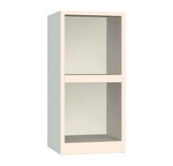Armadio Ufficio Monoblocco a Giorno Senso 1 ripiano l x p x h 45 x 45 x 95 cm