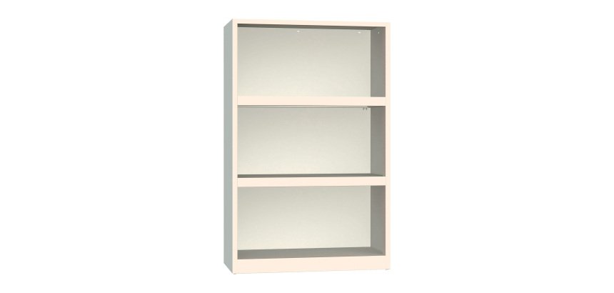 Armadio Ufficio Monoblocco a Giorno Senso 2 ripiani l x p x h 90 x 45 x 140 cm