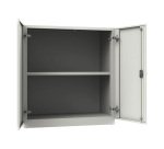 Armadio Ufficio Monoblocco Senso 2 ante battenti 1 ripiano l x p x h 90 x 45 x 95 cm