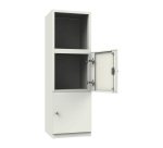 Armadio Casellario Monoblocco Senso ante singole 3 vani l x p x h 45 x 45 x 140 cm