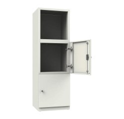 Armadio Casellario Monoblocco Senso ante singole 3 vani l x p x h 45 x 45 x 140 cm