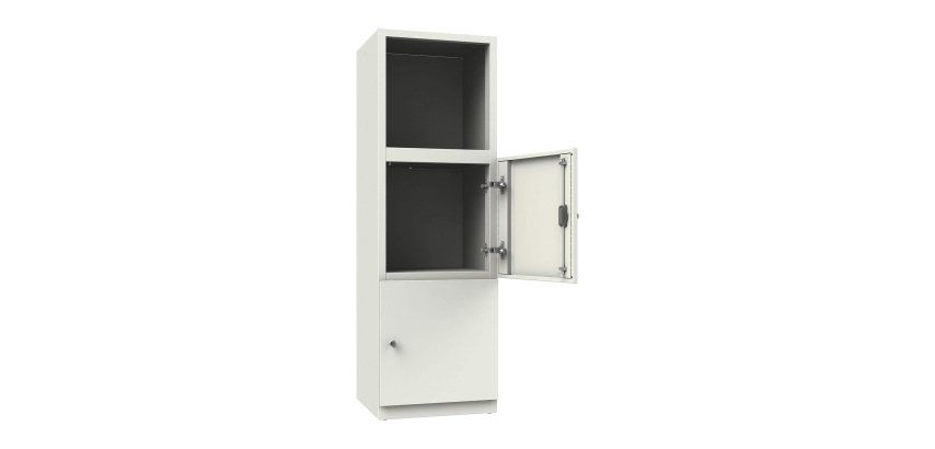 Armadio Casellario Monoblocco Senso ante singole 3 vani l x p x h 45 x 45 x 140 cm