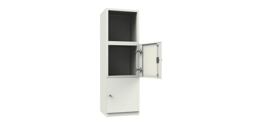 Armadio Casellario Monoblocco Senso ante singole 3 vani l x p x h 45 x 45 x 140 cm