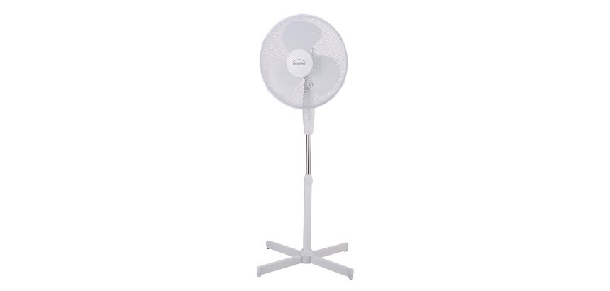 Ventilateur sur pied Ø 40 cm, 55 W - Domair, blanc