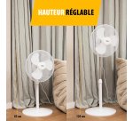 Ventilateur sur pied Ø 40 cm, 45 W - Tristar