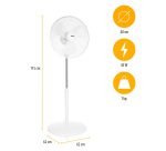 Ventilateur sur pied Ø 40 cm, 45 W - Tristar