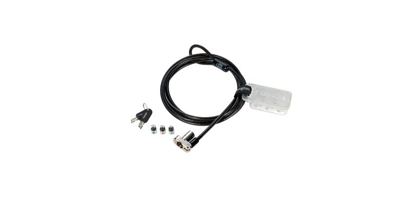 Universal 3-in-1 Key Security Cable Kensington 1.80 m