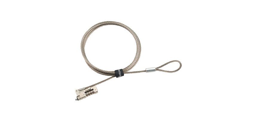 Kensington EQ Slim NanoSaver® 2.0 Combination Security Cable – Nano Slot, 1.80 m Steel Cable – For Ultrabook