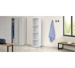 Casier de bureau Lockers Corps blanc vide à composer