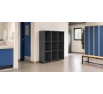 Structure casier flexycaz 9 cases vides 3 x 3 cases l 120 x p 42 x h 131,4