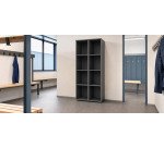 Structure casier flexycaz 8 cases vides  2 x 4 cases L 80 x P 42 x H 173,5