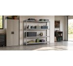 Rayonnage MODULO - Etagère Rack - 4 plateaux