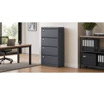 Crédence monobloc Pro G. 4 tiroirs L 80 cm