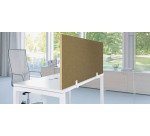 Satz Aluminiumklammern für B-Zen Melaminbildschirm - einzelnes Büro mit einer maximalen Dicke von 30 mm