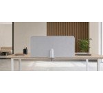 Pince double pour fixation cloison acoustique GARY DESK