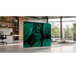 Textile Room Divider EU 200-150 Double Green Leaf I4