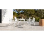 Outdoor OUDON armchair in aluminum