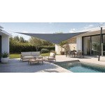 Voile d'ombrage - triangulaire - Austral - 5 x 5 m - ardoise