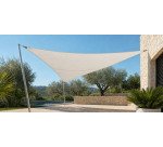 Voile d'ombrage - triangulaire- First - 3 x 3 m - sable