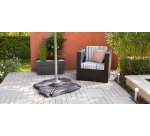 Lest en béton pour parasol, 12 kg, gris foncé