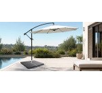 Lest en béton pour parasol, 22 kg, gris foncé