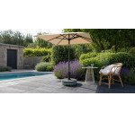 Pied de parasol, plastique, rond, 495 mm, bicolore