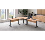 Bureau altys avec angle et retour L 240 x P 200 cm piètement metal