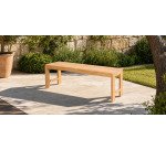 Banc d'extérieur BRENNE - bois teck