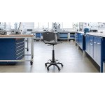 Taburete Robledo PVC negro