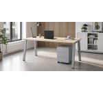 Set scrivania Ecla l160 cm + cassettiera