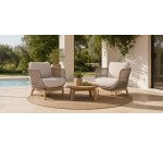 Fauteuil Catalina - corde - bois massif d'acacia