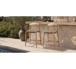 DE_Tabouret Nina bois d'acacia massif hauteur 62 cm