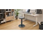 Tabouret ergonomique assis-debout - gris - Leitz Ergo