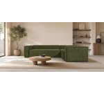 Canapé d’angle Blok 4 places vert 320 x 230 cm