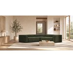 Corner sofa Blok 4-seater green 290 x 290 cm