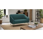 Canapé Evazion, 2 places, pieds métal, tissu