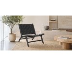 Fauteuil Calixta noir