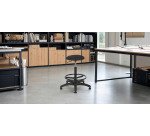 Hocker Office Stoff - Rutschfest